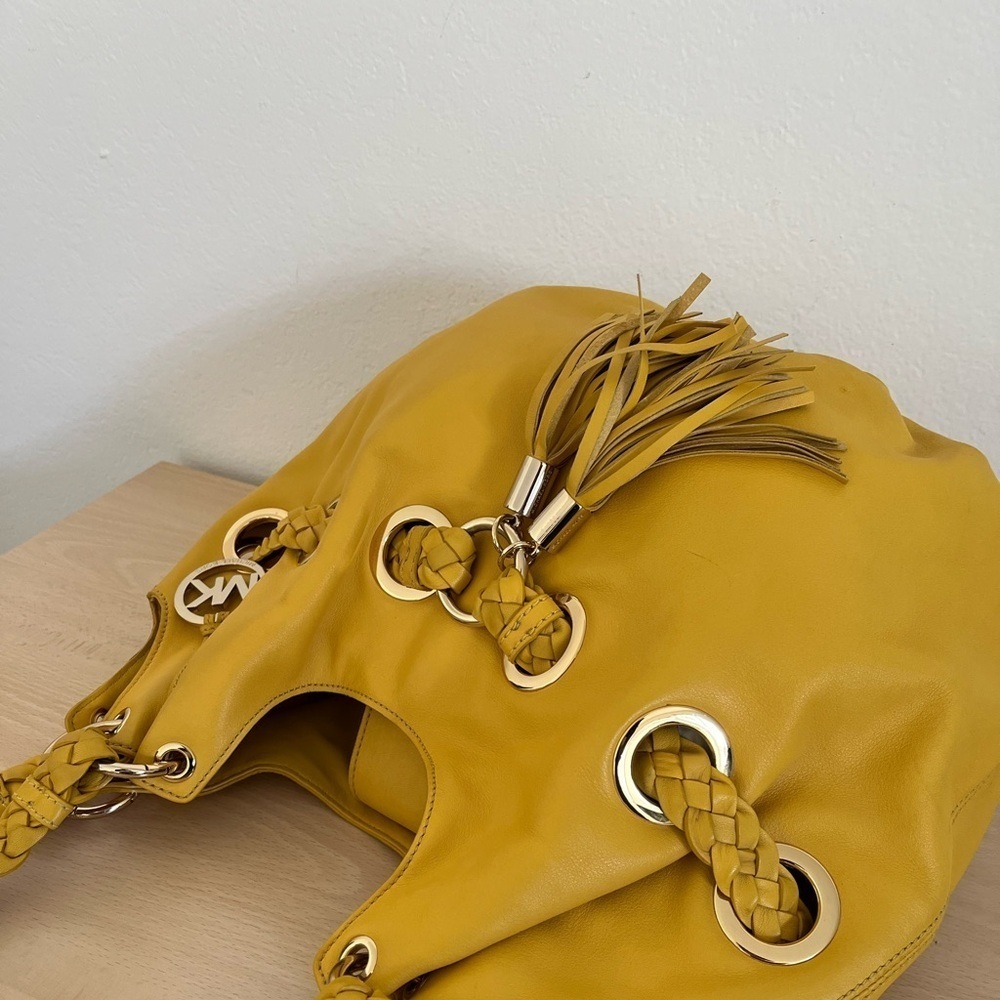 MICHAEL Kors Lambskin Braided Camden Tote,Dustbag NWOT 2008 - Picture 7 of 17